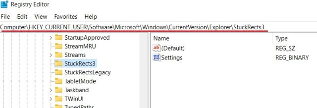 3. విండోస్ 11లో టాస్క్బార్ను పైకి లేదా వైపుకు తరలించండి